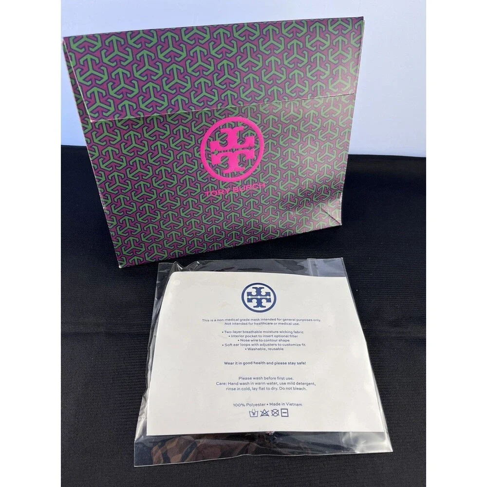 Tory Burch Face Mask New/Sealed Mushrooms